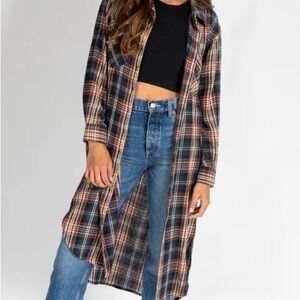 Natural Life plaid dress. NWOT.